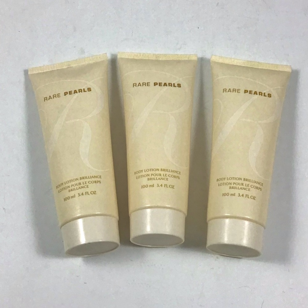 New Avon Rare Pearls Body Lotion 3.4 fl. oz. Lot of 3